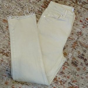 LOFT High Waist Straight Crop Pant